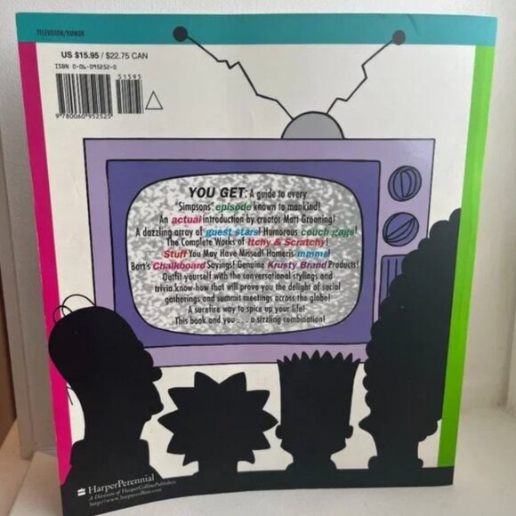 UNIVERSAL STUDIOS Maggie Simpson Plush Doll & The Simpsons Complete Guide - Picture 10 of 15